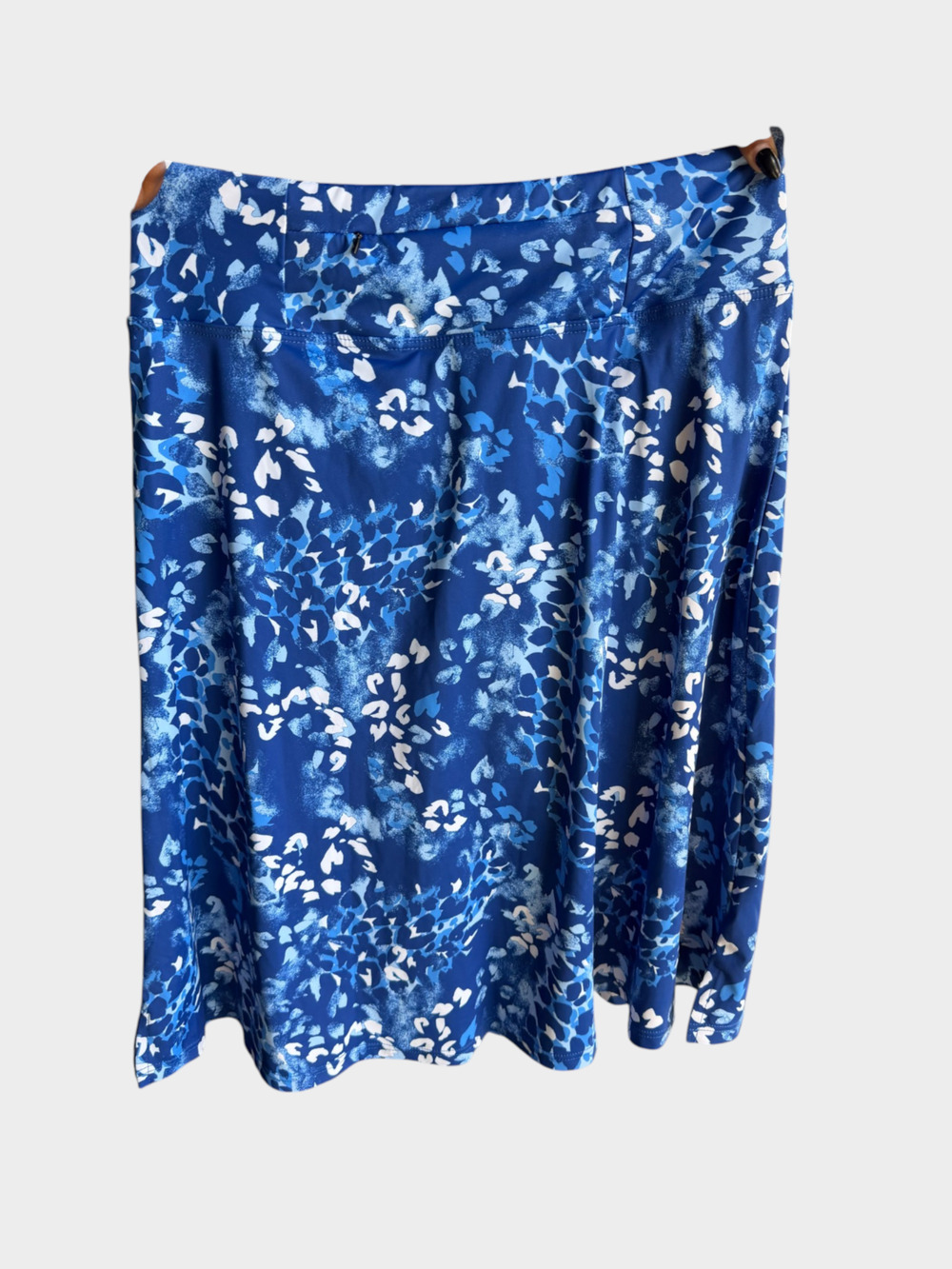 Women's Skirt With Shorts Skort Size Large Blue Floral